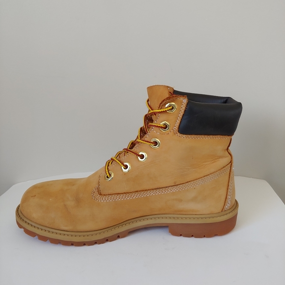 Timberland Premium Boots Wheat Nubuck Size 6 Boys - Picture 5 of 16